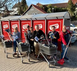 Spenden&uuml;bergabe Baumarkt