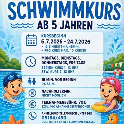 Freibad Schwimmkurs