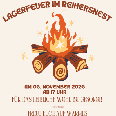 Red Orange and Black Retro Bonfire Night Event Flyer